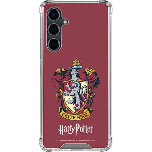 Wizarding World Harry Potter Gryffindor House Crest Galaxy S23 FE Clear Case